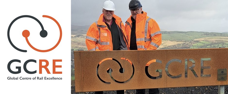 Global Centre for Rail Excellence (GCRE) Main Image of Arthur Emyr and Si Brown