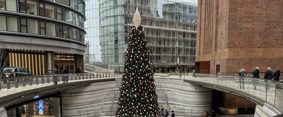 Battersea Power Station Christmas Tree